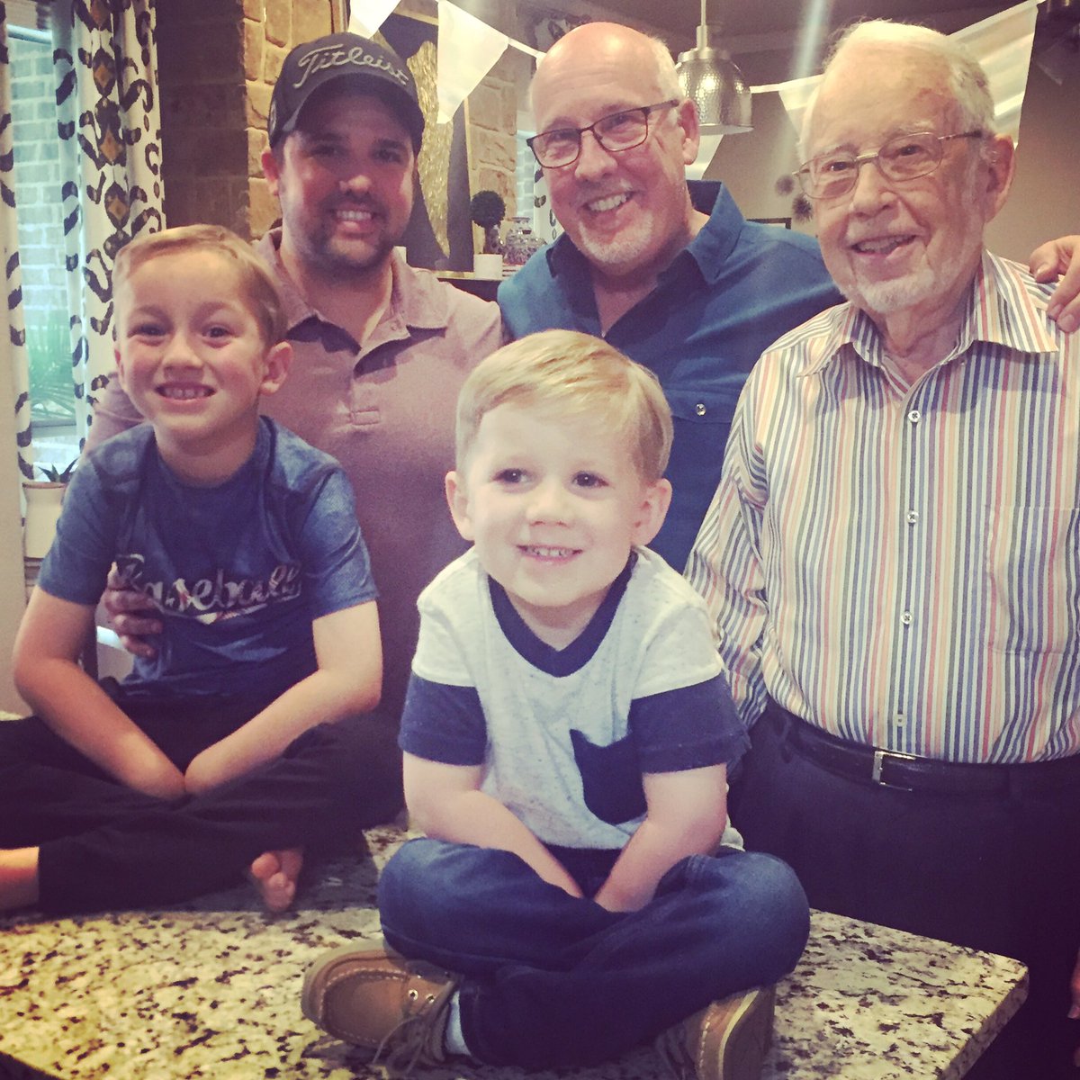 TracyHubbard's tweet photo. Recently celebrated my Dad‘s 97th b-day &amp; my oldest grandson‘s 8th...4 generations of Hubbard men and makes me realize the importance of passing on generational wisdom. I’m thankful for my father’s wisdom, and the role model he’s been. https://t.co/xVvLPqjQVX