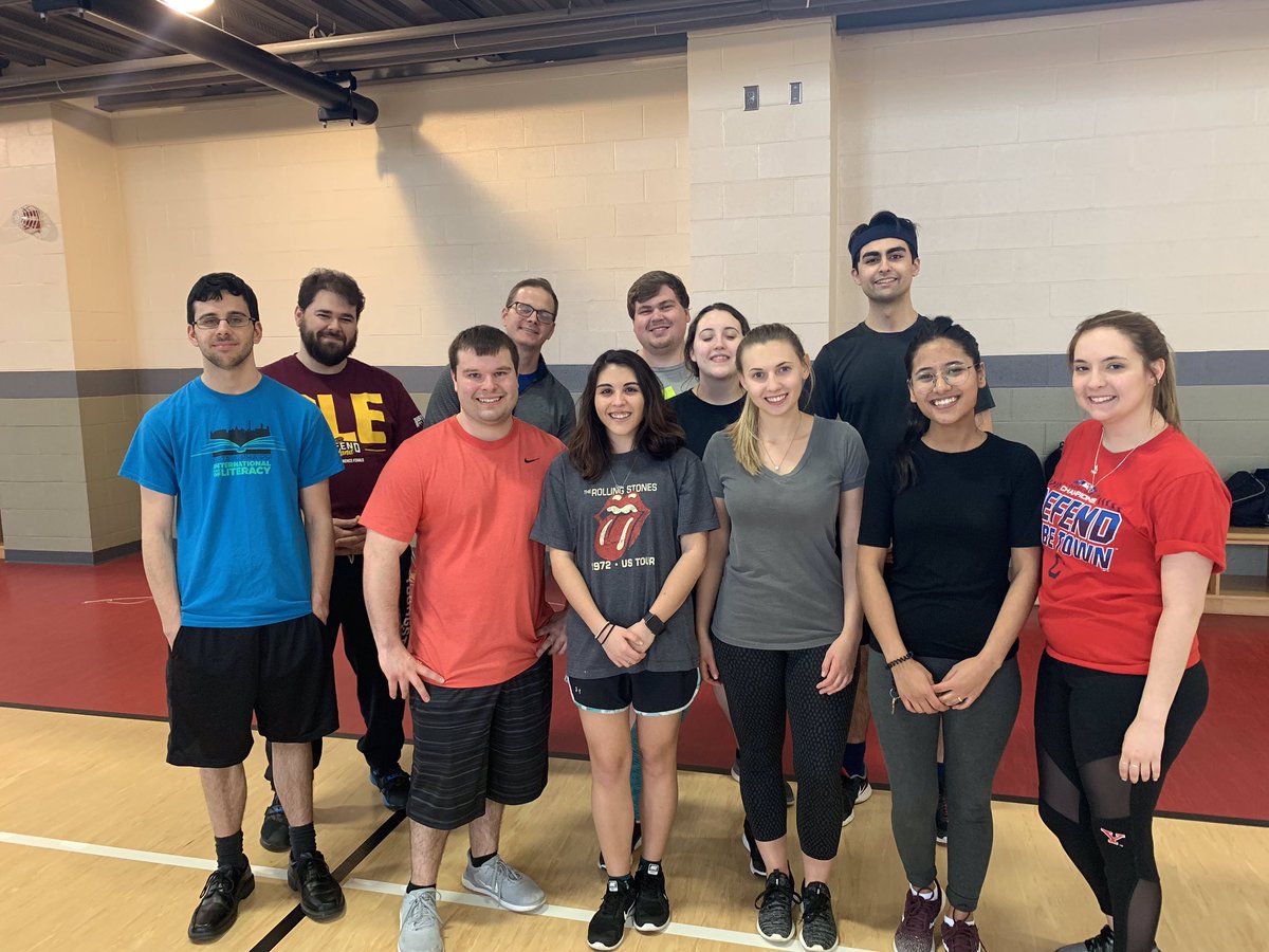 YsuBap's tweet image. This week our chapter made our way across campus to @YSUCampusRec to work on team building. Thank you so much Campus Rec for having us! #GetRec’d