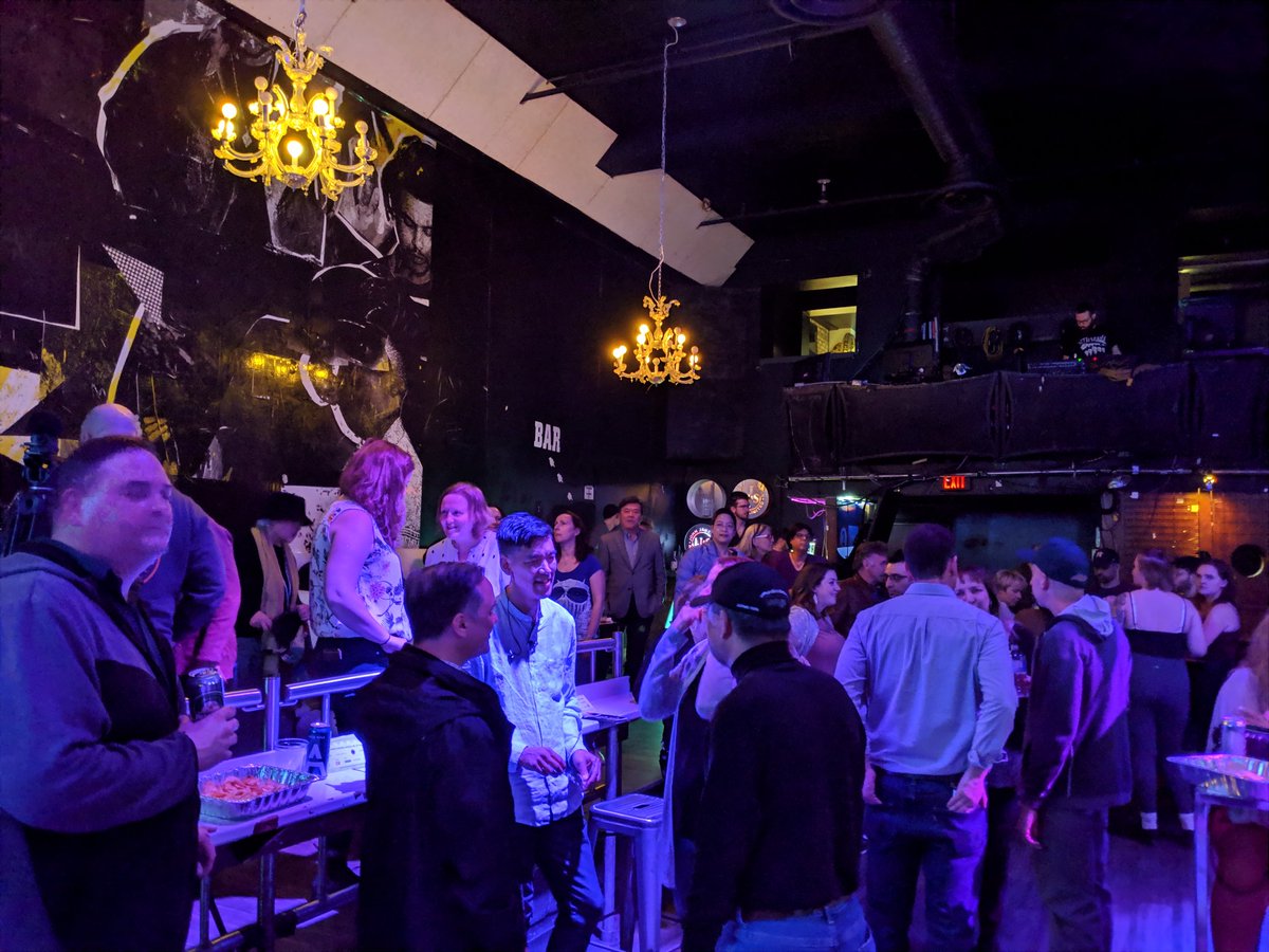 marchofdimescda's tweet photo. A roaring & excitable crowd in between bands. You can feel the energy here at #RFDToronto & some truly amazing support for #MODCAfterStroke ๐ @TheModClub https://t.co/7z6rpQ8KSr