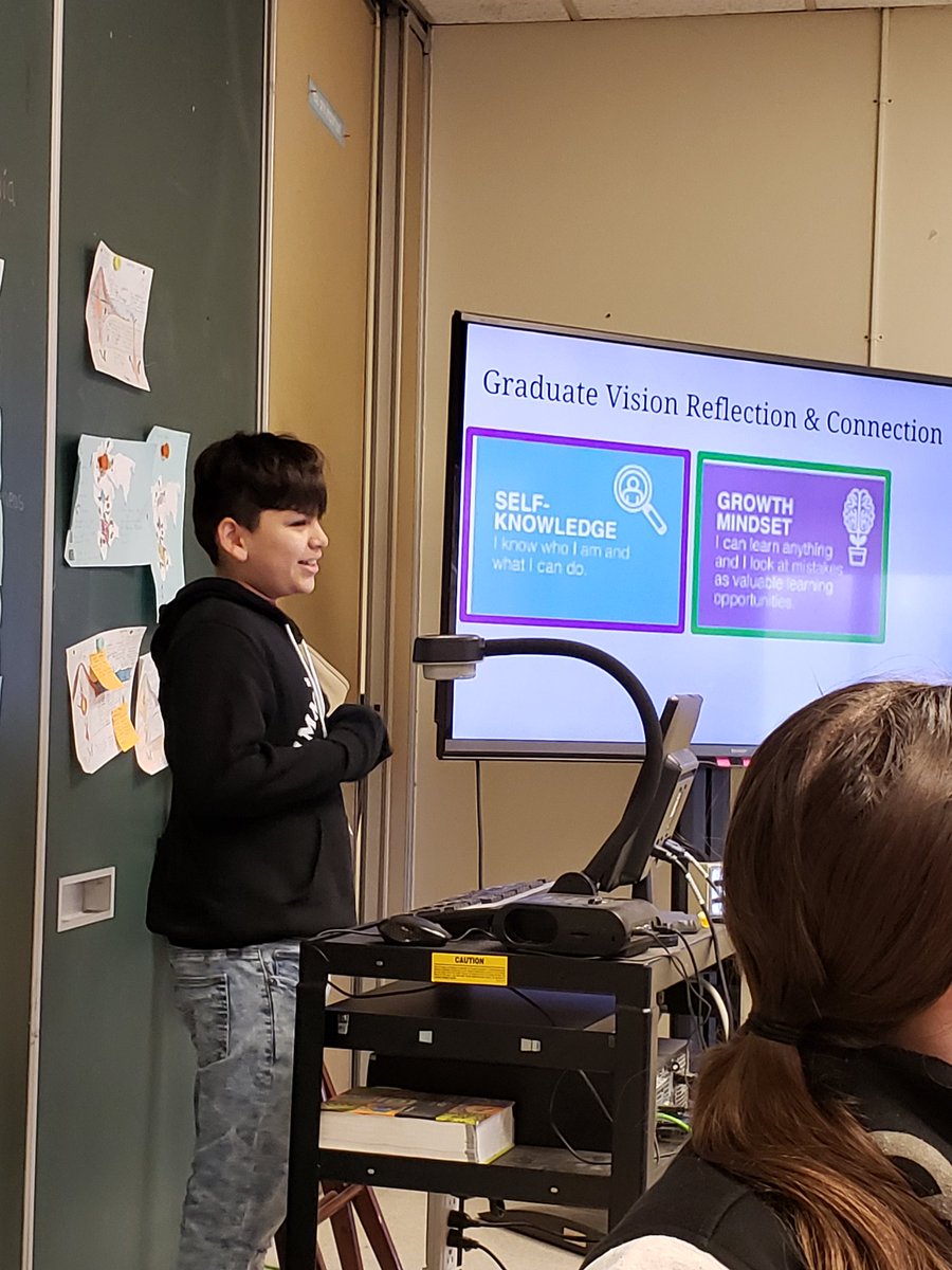 SchroedlShawn's tweet photo. These ACP presentations are terrific by our 7th grade scholars! #sennettshines #graduatevision https://t.co/jbjdc4LaxJ