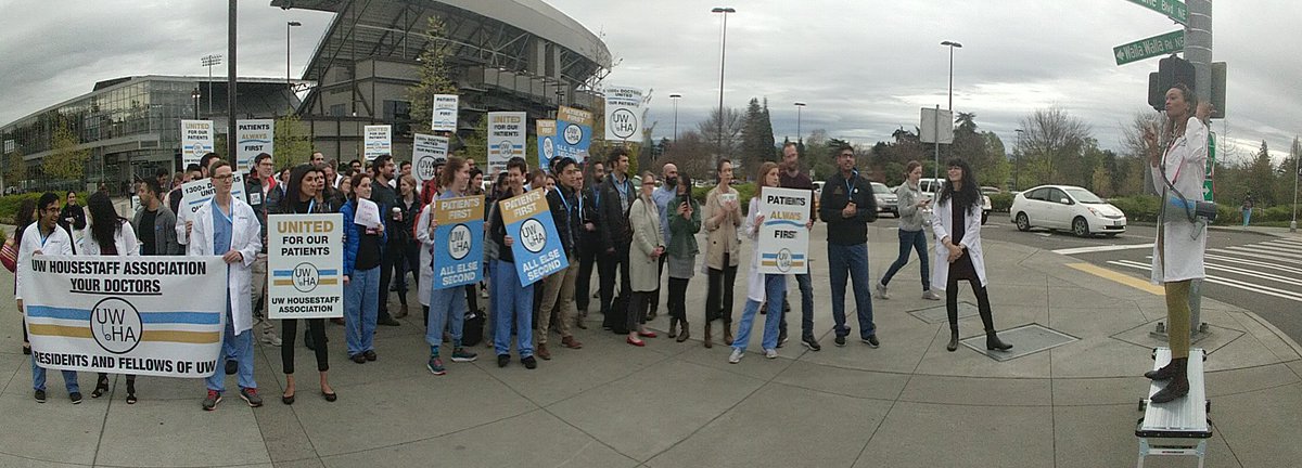 Tom Anderson MD,PhD (@dr_dr_tom) on Twitter photo @uw_housestaff demonstration to advocate for contract negotiations that won't adversely affect patient care. <a href="/UW/">University of Washington</a> <a href="/UWMedicine/">UW Medicine</a> <a href="/KIRO7Seattle/">KIRO 7</a> <a href="/seattletimes/">The Seattle Times</a> <a href="/KING5Seattle/">KING 5 News</a> <a href="/JennyDurkan/">Jenny Durkan</a> <a href="/PattyMurray/">Senator Patty Murray</a> <a href="/SenatorCantwell/">Sen. Maria Cantwell</a> <a href="/TheStranger/">The Stranger 🗞</a> @uw_housestaff demonstration to advocate for contract negotiations that won't adversely affect patient care. <a href="/UW/">University of Washington</a> <a href="/UWMedicine/">UW Medicine</a> <a href="/KIRO7Seattle/">KIRO 7</a> <a href="/seattletimes/">The Seattle Times</a> <a href="/KING5Seattle/">KING 5 News</a> <a href="/JennyDurkan/">Jenny Durkan</a> <a href="/PattyMurray/">Senator Patty Murray</a> <a href="/SenatorCantwell/">Sen. Maria Cantwell</a> <a href="/TheStranger/">The Stranger 🗞</a>