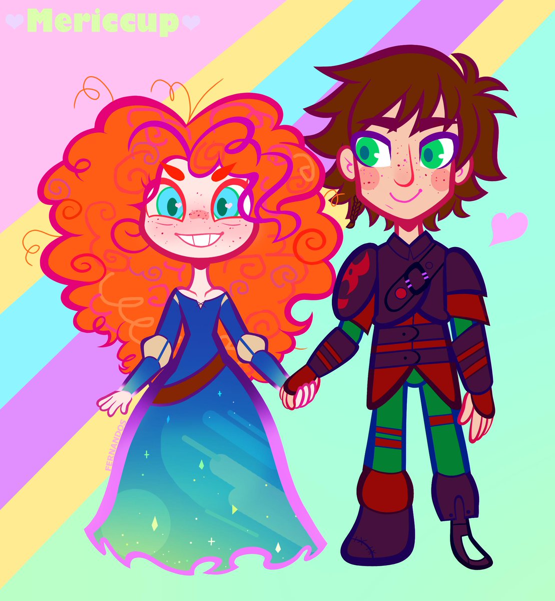Emely_Maria1's tweet photo. MY OTP CROSSOVER MERICCUP ( ˘ ³˘(◡‿◡˶)🌺💕

#Merida #Pixar #Hiccup #HowToTrainYourDragon #Brave #crossover #OTP #dreamworks #digitalart #pastel #mericcup https://t.co/rh8zdHbZfs