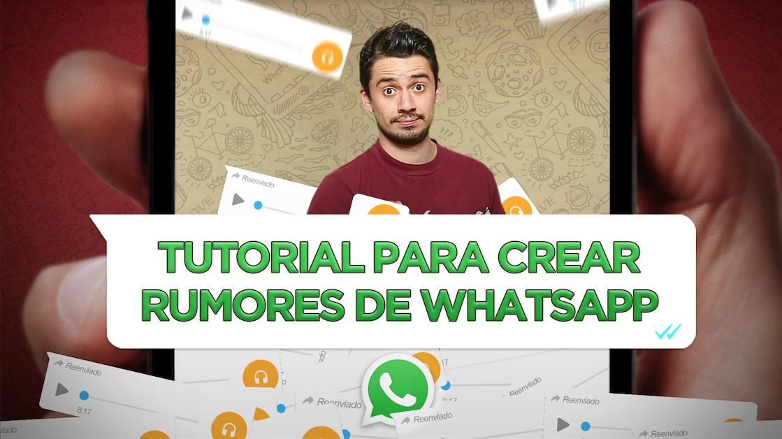 Tutorial para crear rumores de WhatsApp >> ow.ly/L5gK30osELT