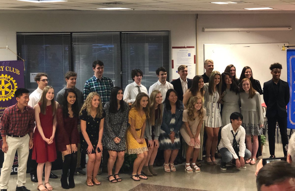 Academic Achievement honored tonight by the Gallatin Morning Rotary at SCHS.