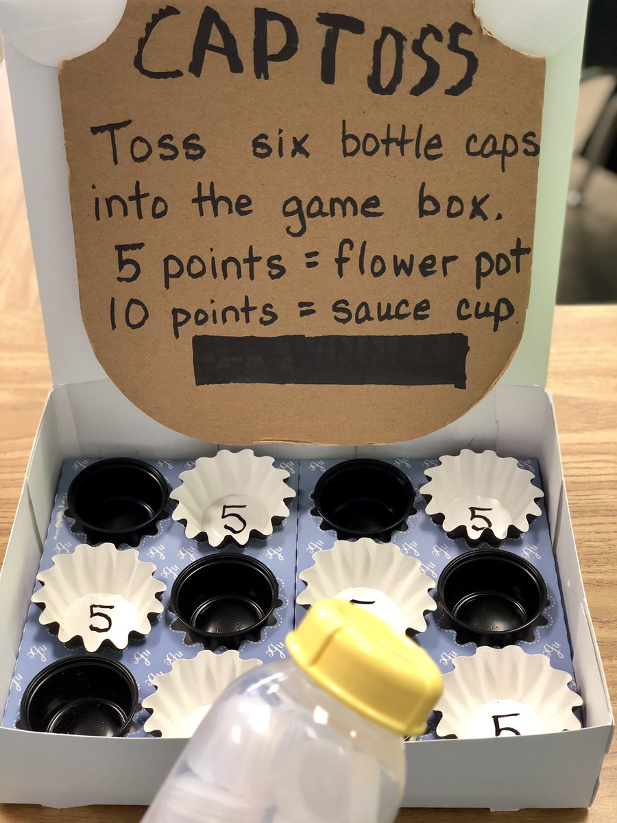 PrimaryGraffiti's tweet photo. Today my kids presented their recycled carnival games to the different classes on our grade level. It was a huge success. You need to jump over to my feed and see the video I posted from today! #iteachfirst #recycledart #carnivaltheme #earthdayfun https://t.co/GMHPl0NSJP