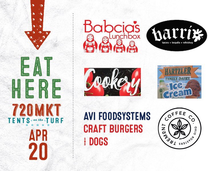 Your vendor list and other fun things for Saturday #APR20 #720MKT Tents on the Turf #720halloffamepopup <a href="/ProFootballHOF/">Pro Football Hall of Fame</a>