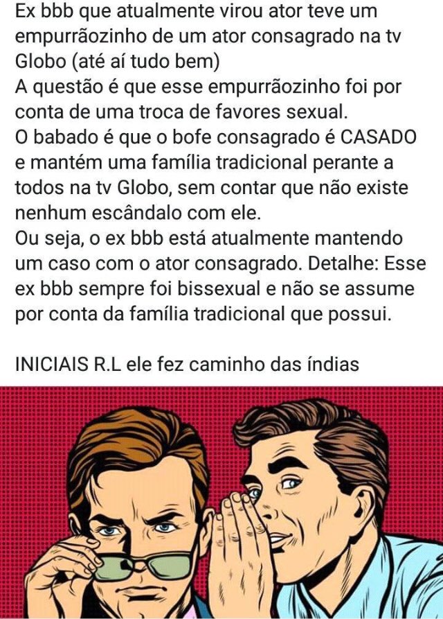 FuxicandoDaTV's tweet photo. O babado é real ou fic? #fuxicando https://t.co/YEB8x37o9Z