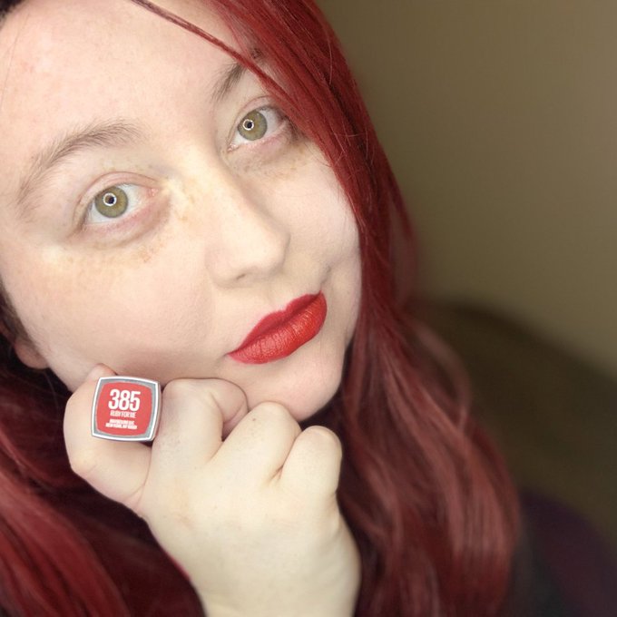 Loving the #MadeForAll lipstick shade #RubyForMe from  @Maybelline!  #Friendchella! https://t.co/oFa<a href="/tag/madeforall"class="tags">#MadeForAll</a><a href="/tag/rubyforme"class="tags">#RubyForMe</a><a href="/tag/friendchella"class="tags"><span>#friendchella</span></a>