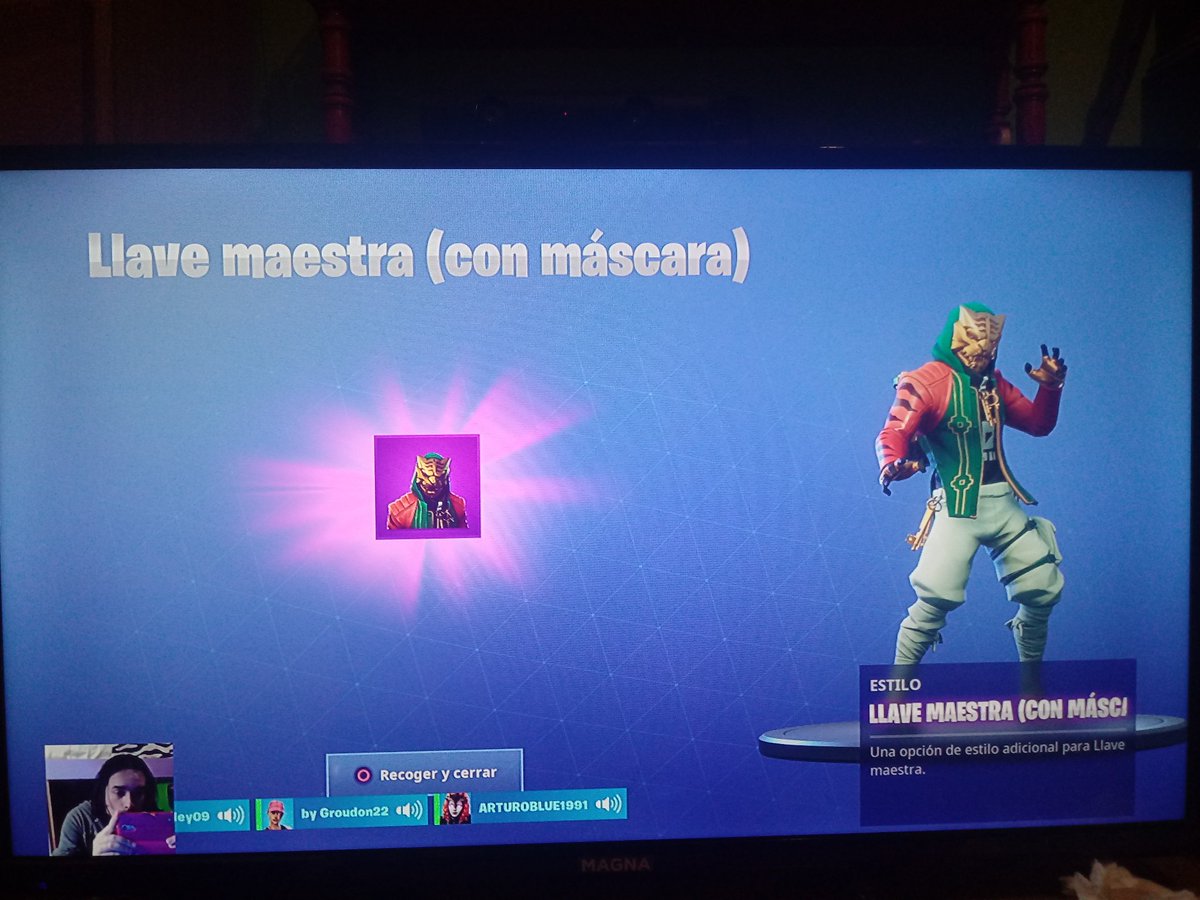 ultima etapa de llave maestra conseguida en fortnitegame fortniteesp fortnite battleroyale - fortnite llave maestra con mascara