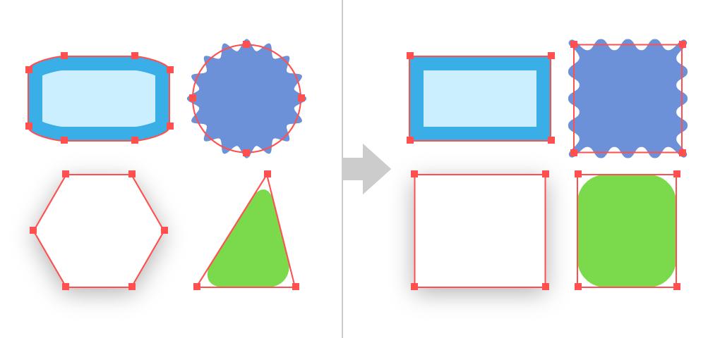 onthehead's tweet image. 選択したパスオブジェクトを無理やり矩形にする #Illustrator_Script アップしときましたー。
onthehead.com/ais/path004/