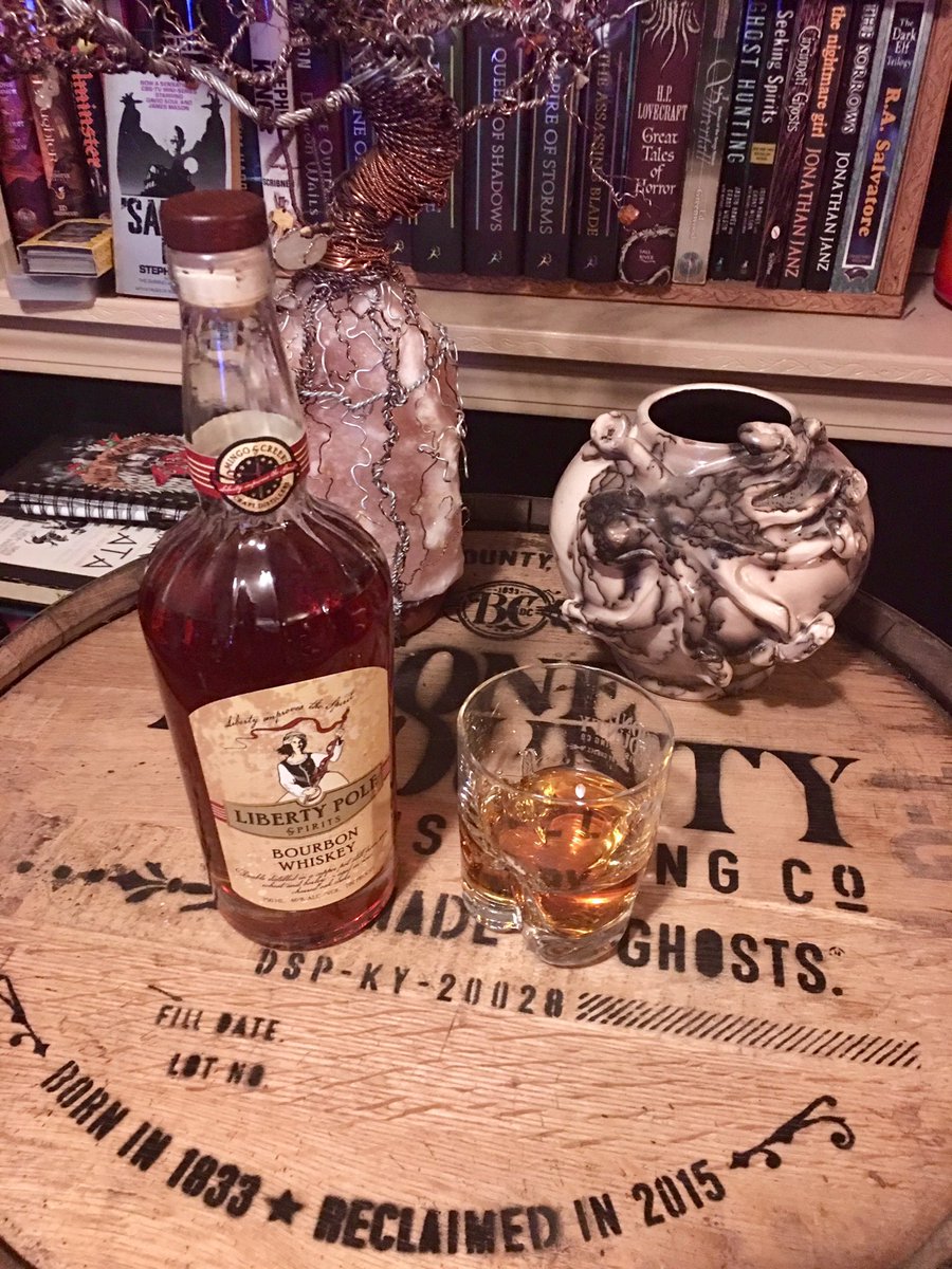 Finally opened my bottle of <a href="/LibPoleSpirits/">Liberty Pole Spirits</a> bourbon #libertypole #bourbon #distillery #buylocal #supportsmallbusiness