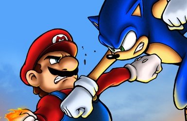 Looks like the two mascots /still/ don't get along, even after 30 years.

Despite the Console Wars being long gone, they're still as competitive as ever!