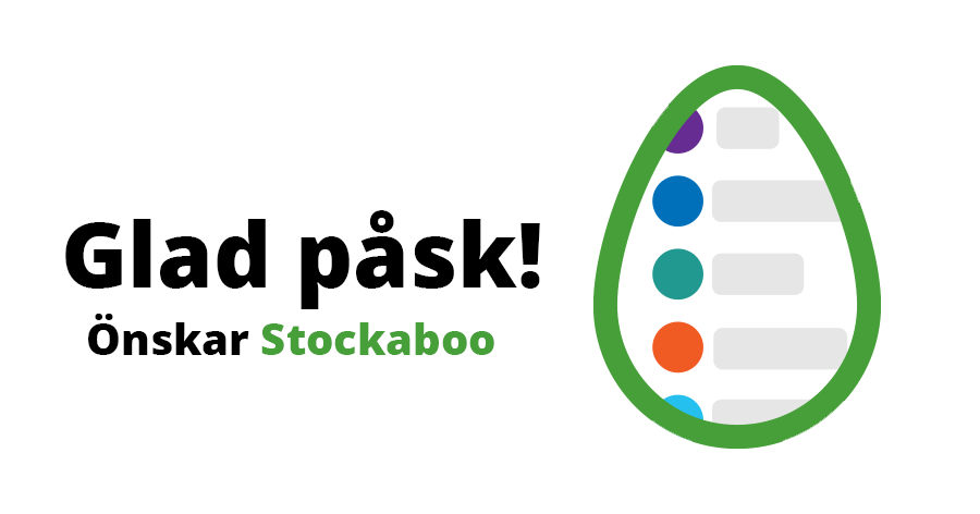 OMXS30 går mot nytt rekord, dagarna blir längre och solen skiner. Vi går mot ljusare tider! När börsen öppnar igen på tisdag möts ni av en ny design i chatten! Påskägget ger en liten ledtråd av det som kommer.

Glad påsk önskar vi alla våra användare!