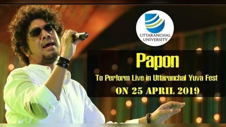 #Papon #Paponlive #UttaranchalUniversity #UttaranchalYuvaFest #25thApril2019 @paponmusic