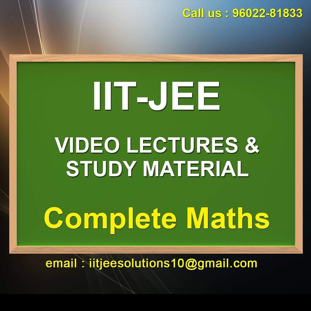 Tutorialpoint6's tweet image. looking for IIT-JEE video lectures and study material
✔️ we provide the best of the facilities to the students in terms of video lectures, study material, mock tests and a comprehensive method of assessment with solutions.
#mathematics #JEE #NEET #kota #kotastudents #exam