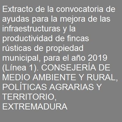 AyudastodEspana's tweet image. #España #ayudas #subvenciones #asesoría #empresas #entidades #infraestructuras #productividad #fincas #rústicas #municipales #Extremadura #Badajoz #Cáceres #Mérida #Plasencia #DonBenito #Almendralejo #VillanuevadelaSerena #Zafra
#INFO DIARIA #OFERTA HOY buff.ly/2DiHEF0