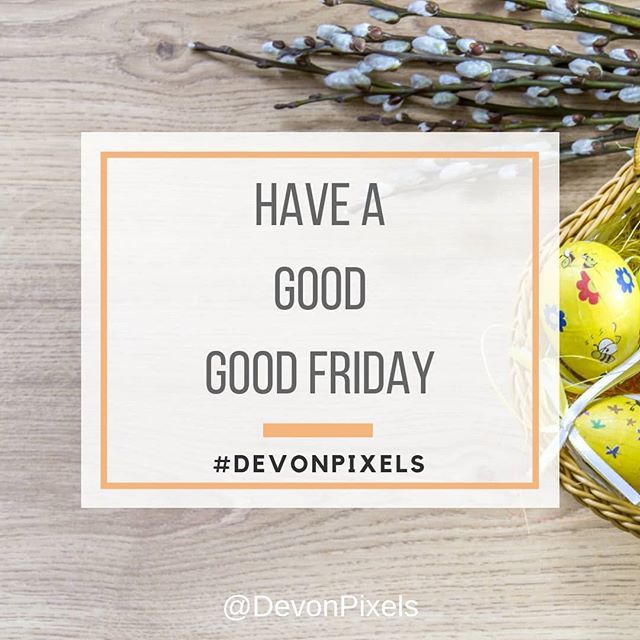 DevonPixels's tweet image. Woohoo, It&apos;s a long weekend!! Have a good, good Friday everyone!

#DevonPixels #TheDevonNetwork #DevonHour 
#GoodFriday #Easter #EasterWeekend #4DayWeekend #FridayOff