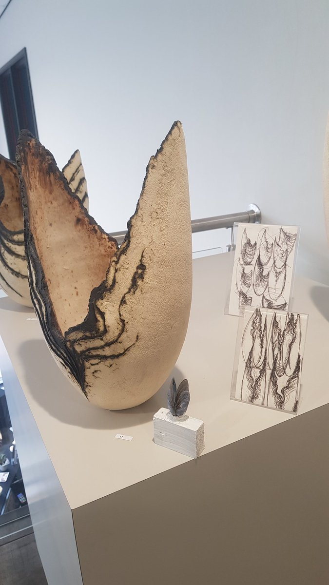 fslconsult's tweet photo. A Fractured Earth by #IanHarris is at @ValentineClays @LoveClay_ until 17th May. Well worth a look, and great to see @MinxyOwl @penkhullartists and @Hannah_Ault https://t.co/qIRrTOWQgm