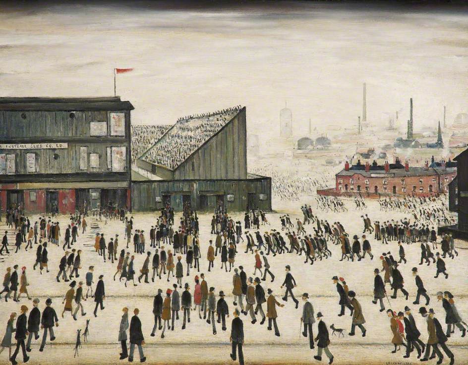Going to the Match Laurence Stephen Lowry (1887–1976) 
The Lowry (On loan from the Professional Footballers' Association)