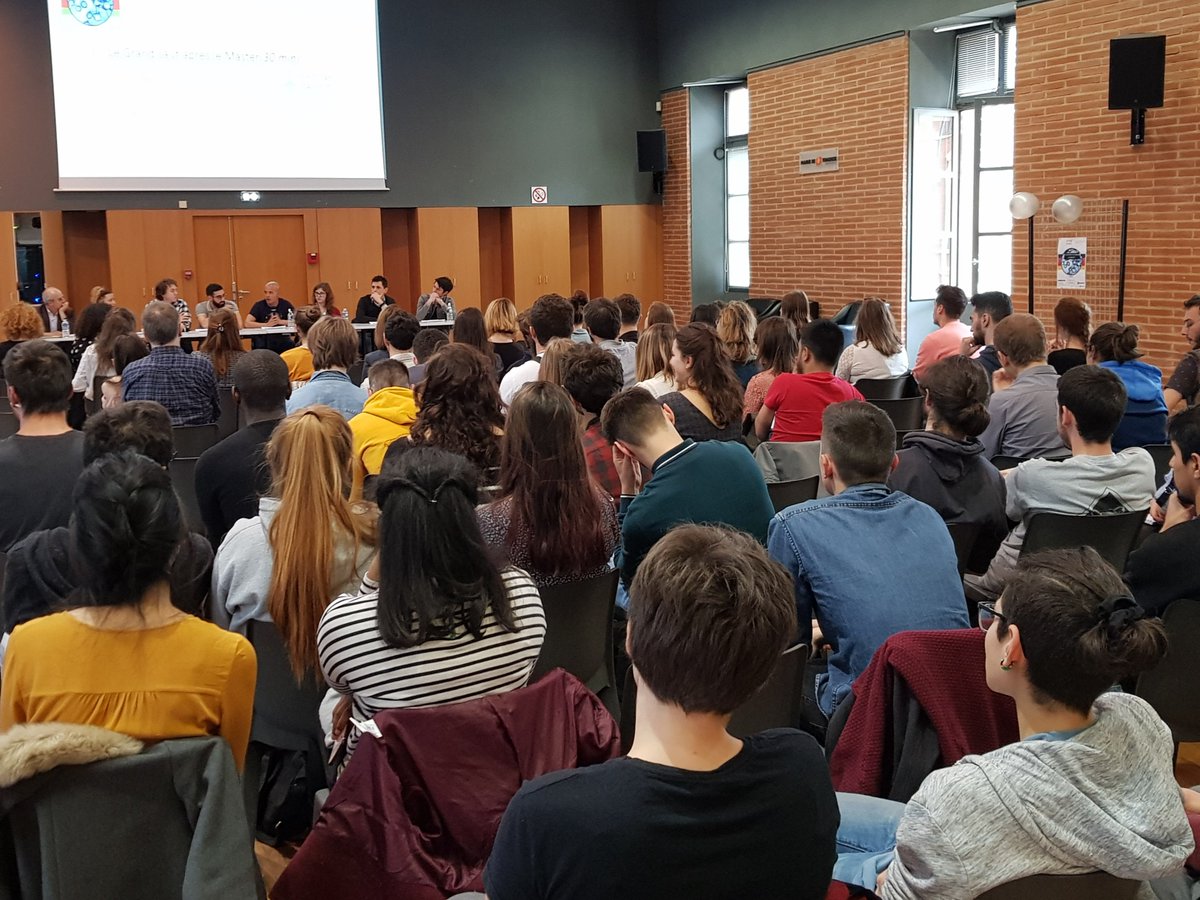 UT3 Paul Sabatier (@ut3paulsabatier) on Twitter photo Retour sur l'AfterWork, "Un master en chimie et après ?"
Hier soir, près de 100 étudiants M1 et M2 ont échangé avec les entreprises et alumni présents : carrière à l'international, thèse, double compétence
#IMRCP <a href="/LCC_CNRS/">Laboratoire de chimie de coordination</a> <a href="/ANTELLIS2015/">ANTELLIS</a> <a href="/InsidePMI/">Philip Morris International</a> <a href="/BoehringerFR/">Boehringer Ingelheim</a> @pole_emploi Retour sur l'AfterWork, "Un master en chimie et après ?"
Hier soir, près de 100 étudiants M1 et M2 ont échangé avec les entreprises et alumni présents : carrière à l'international, thèse, double compétence
#IMRCP <a href="/LCC_CNRS/">Laboratoire de chimie de coordination</a> <a href="/ANTELLIS2015/">ANTELLIS</a> <a href="/InsidePMI/">Philip Morris International</a> <a href="/BoehringerFR/">Boehringer Ingelheim</a> @pole_emploi