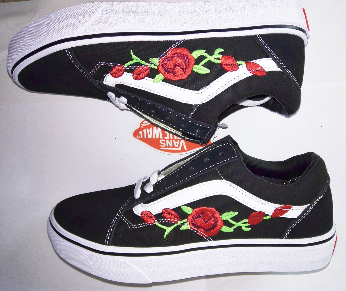embroidered vans old skool