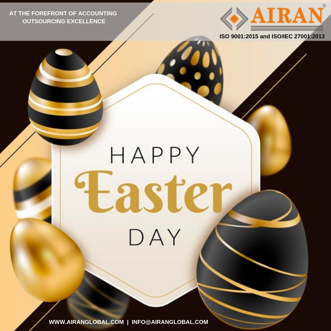 Wishing you all a Happy Easter from <a href="/AiranGlobal/">Airan Global Pvt. Ltd.</a> team, we hope you enjoy a safe and fun long weekend celebrating with family and friends.
   
🐣 #HappyEaster #GoodFriday
