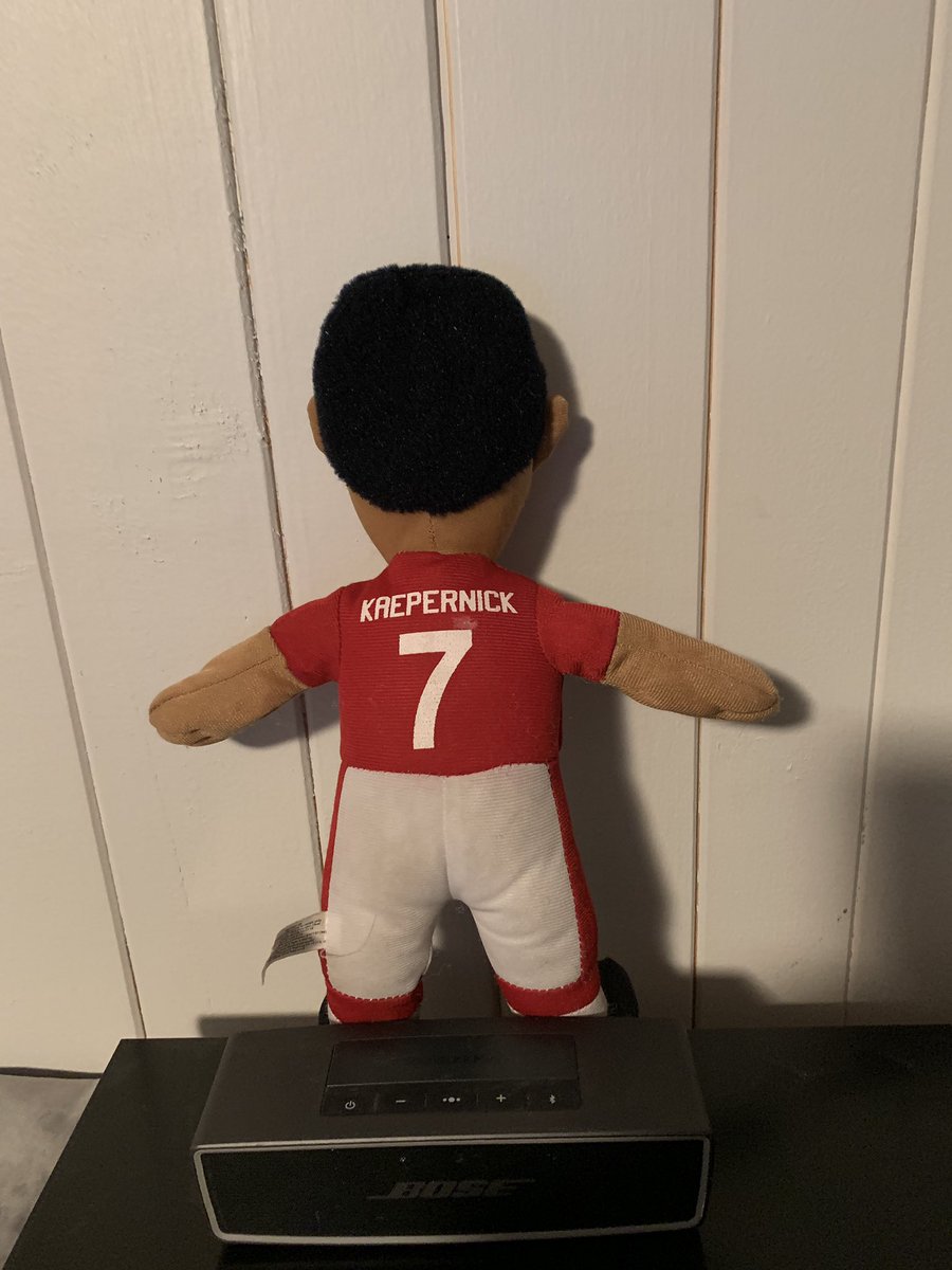 therosecityking's tweet photo. @Kaepernick7 man it would be so dope to sign this even still I’m repping no matter what✊🏾 my kids know why your a legend!!!! https://t.co/CqS7yBOlAk