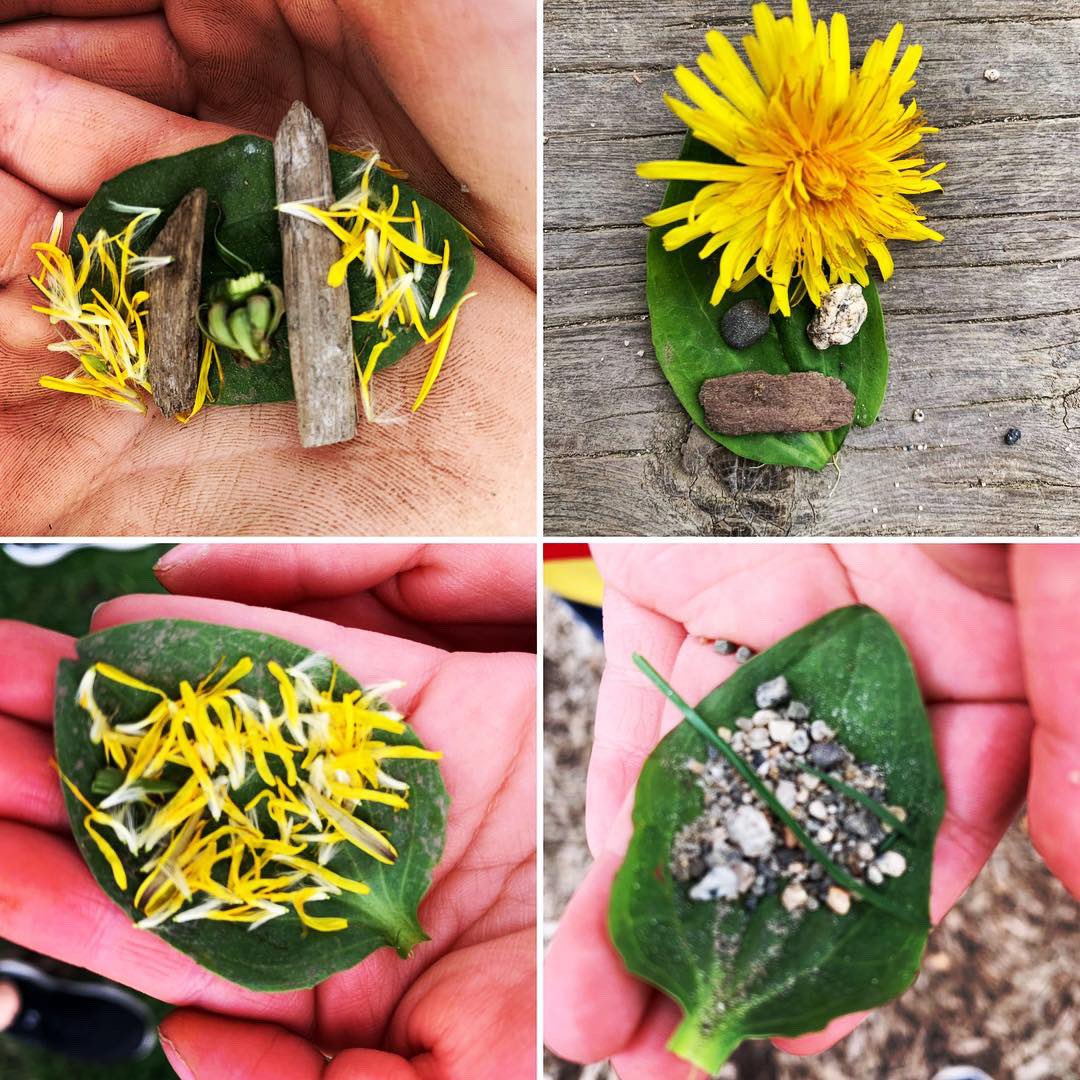 mmefaubert's tweet photo. My Earth-conscious Grade 1s have a goal of using less paper in our classroom, so we made art with nature instead - Nature Easter Eggs inspired by earlyyearsoutdoor on Instagram. @bridgebulldogs #sd38learn https://t.co/I7PysWyzka
