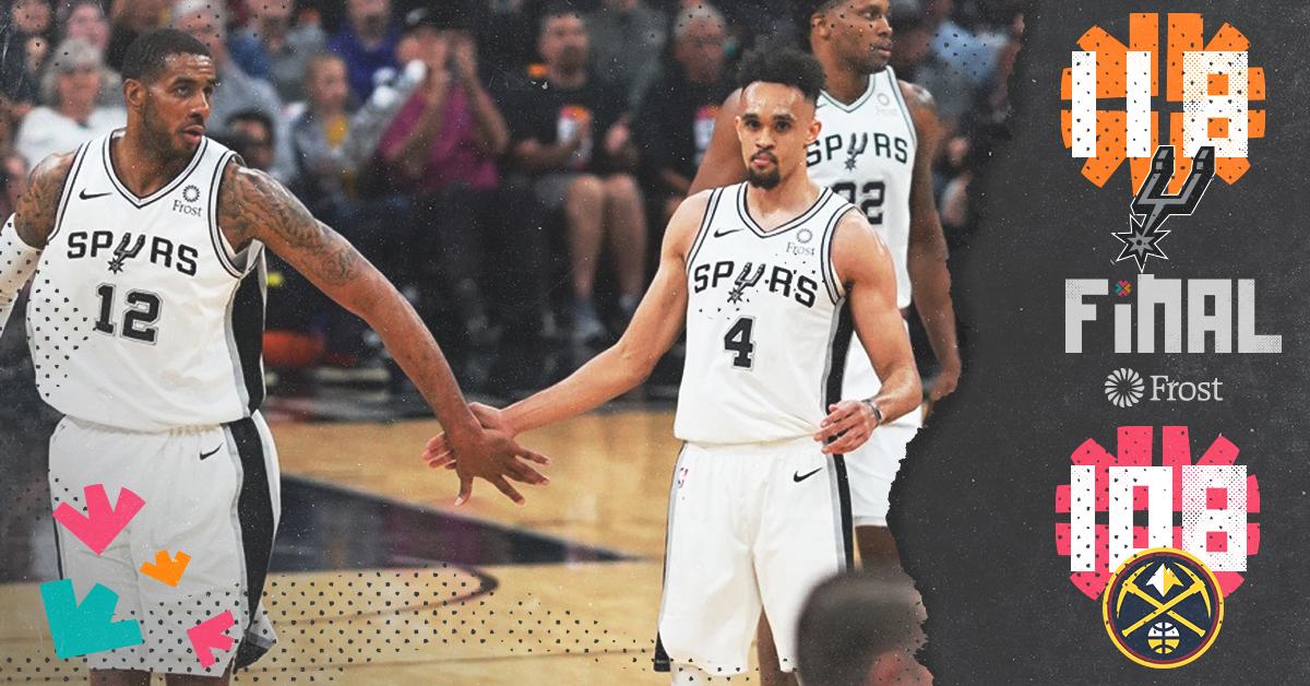 spurs's tweet photo. 2-1.

#GoSpursGo https://t.co/Qbi0NT29fy