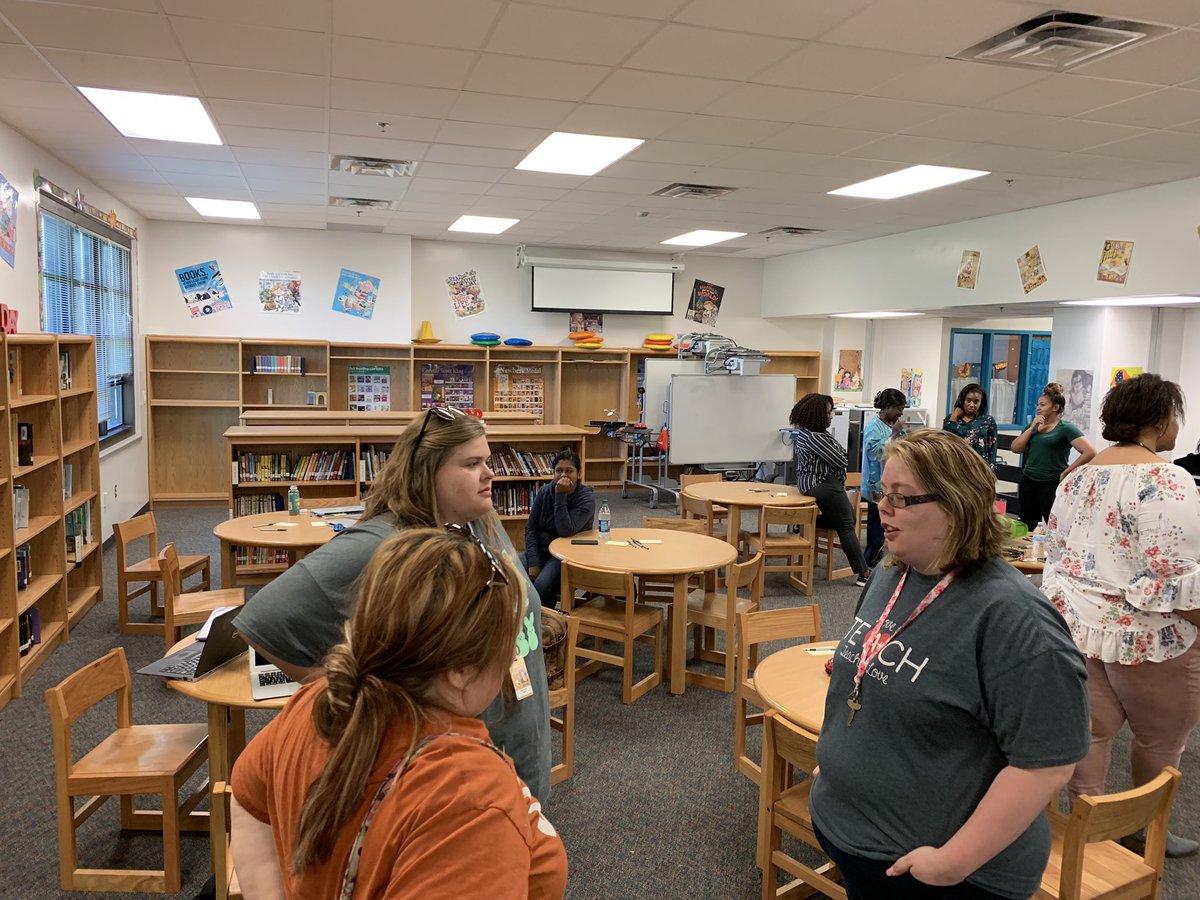 Cochran_Colts's tweet photo. Circles at Cochran with our teachers before beginning our work with the CIP #SEL #livingthelearning #cochrancolts https://t.co/KLcqzDYO0p