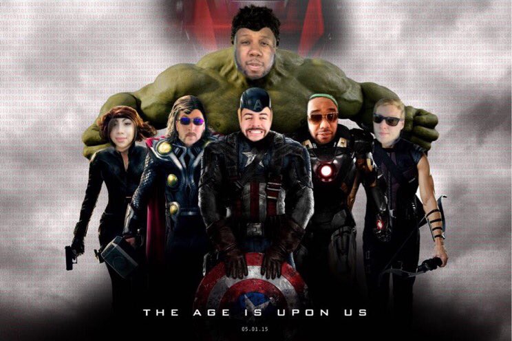 Out team looking real “superheroish”