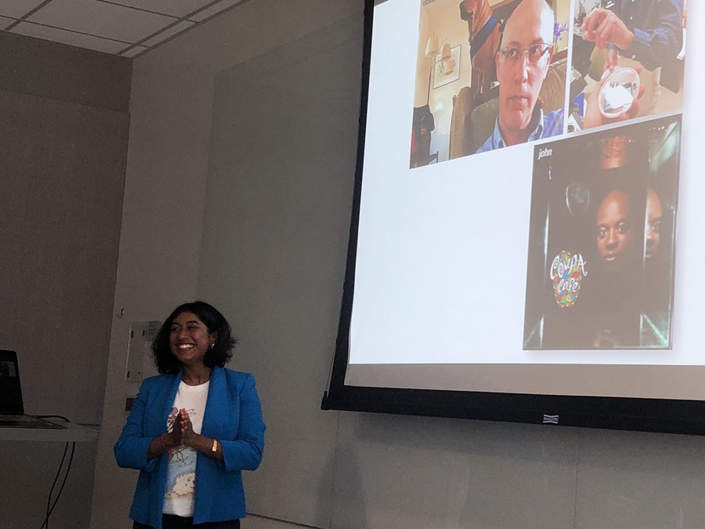 PrakashLab's tweet photo. Congratulations Dr. Haripriya Mukundarajan. What an amazing defense talk - I am so proud of everything you have achieved. The mosquito cake was just the right way to end the event! Thanks everyone who came. https://t.co/MagfVHrfQj