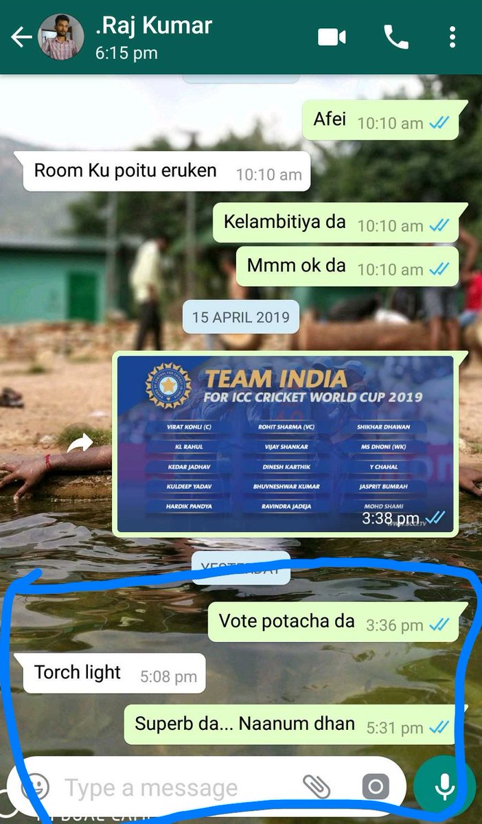 Selva__Kumar's tweet photo. மக்கள் நீதி மய்யம் கட்சி க்கு ஓட்டு போட்டதற்காக என் நண்பர்களிடம் இருந்து பாராட்டுகள் பெற்றதற்கு சில எடுத்துக்காட்டுகள்
#மக்கள்நீதிமய்யம் 
#Torchlight 
@ikamalhaasan @maiamofficial https://t.co/BL4ELLXvgC