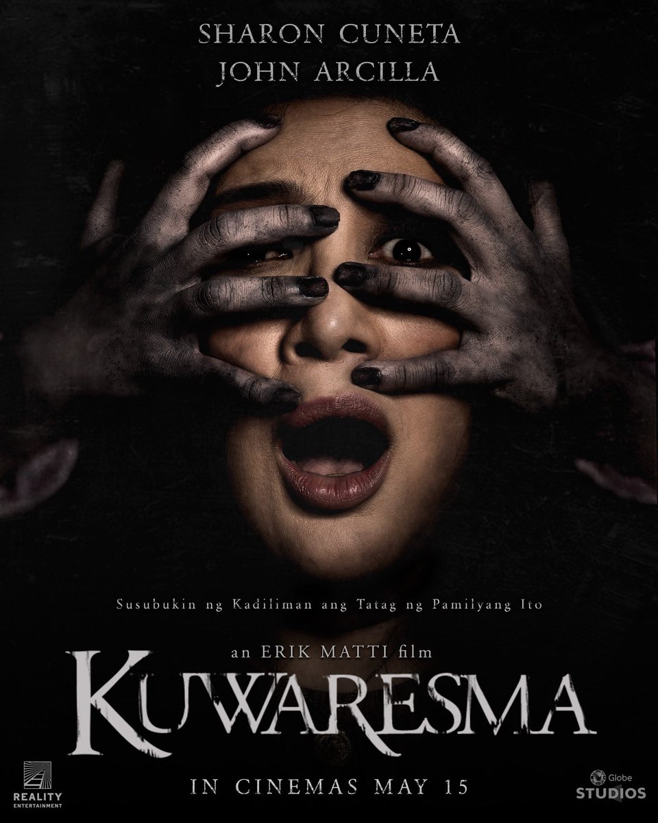 RealityEntPH's tweet photo. Sa kamay ng kadiliman, sino’ng magliligtas sa’yo?

Witness a Sharon Cuneta like you’ve never seen before. KUWARESMA, Reality Entertainment’s Biggest Horror Movie to date, hits theaters May 15th. 

#KuwaresmaMovie
#ThisIsREALITY https://t.co/hAglAsfBnC