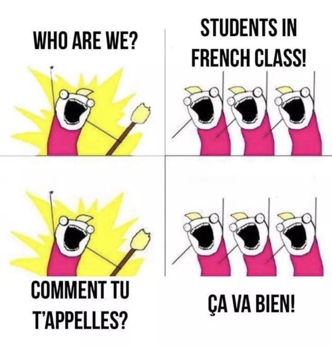 mme_cunningham1's tweet photo. mdr ๐คฃ#mystudentsalwaysunderstandme #ohwait #frenchrules #jevousaime https://t.co/Yp5jXFW8CD