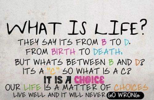 Choose wisely, live well!
What's your choice? #life
#lifequotes #LifeLessons #lifeisbeautiful @Chetna1806 @sunita_rajiv @DrUmeshPrabhu @Shalini040876 @AnitaMe26011097 @VijayaGarg6 @kritimakhija @PranSang @rsehji @drvijaay @sangeet70