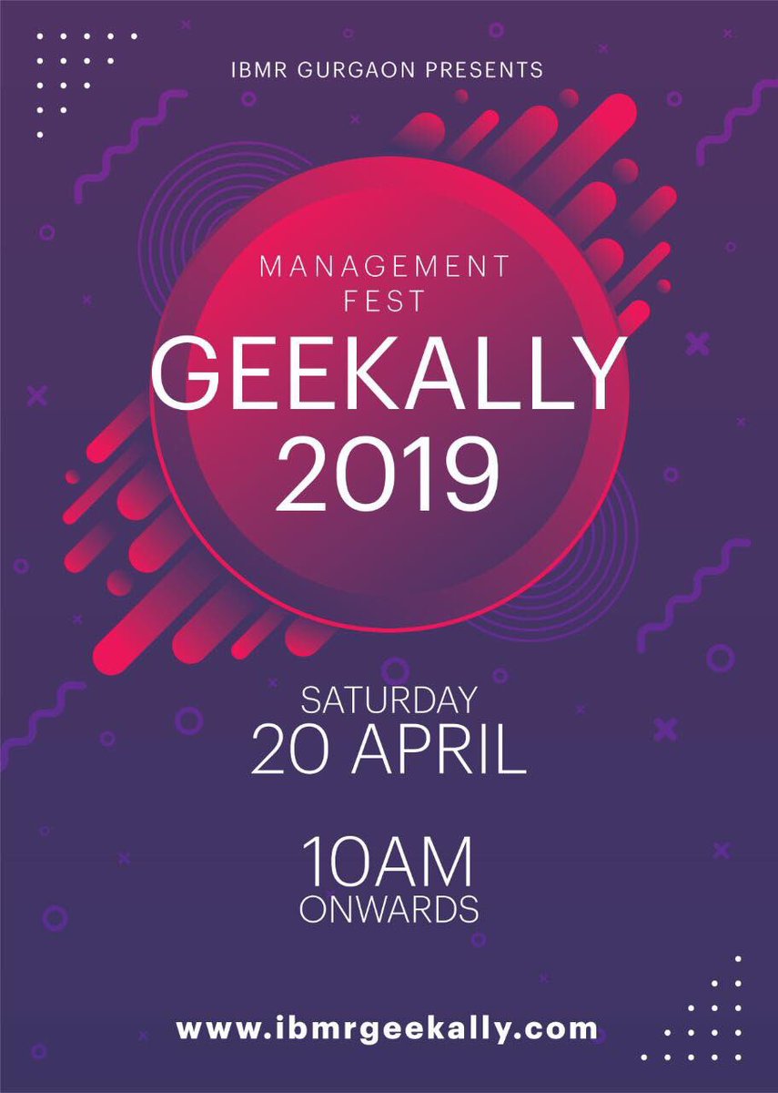 ibmrggn's tweet photo. Just one more day to go! Don't miss out on the golden opportunity! Participate in great numbers and win exciting cash prizes. https://t.co/j51uoZONTr
#GeekAlly #managementfest #IBMRnews #IBMRfest #collegefest #fest #geeks #management #mba #marketing #madovermarketing https://t.co/eiQaP5FEcm