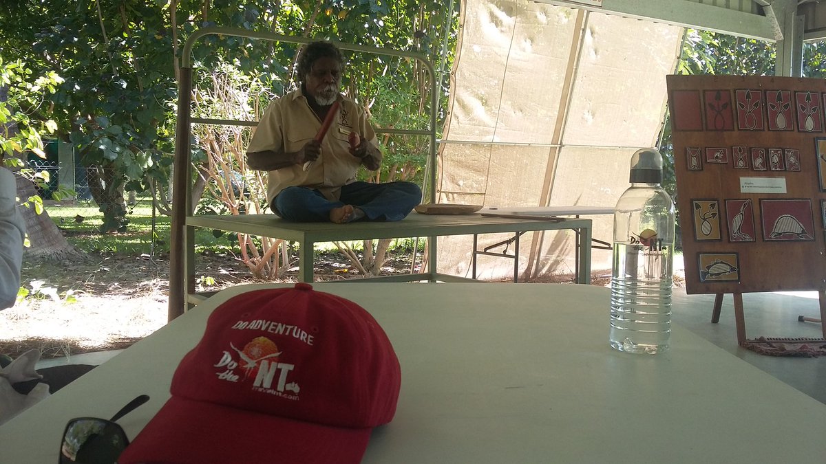 camthomson16's tweet photo. Chatting what works best for our Aboriginal learners: community team-teaching & lots of cultural immersion. 👌 Authentic excursion potential in the #TopEnd #TopDidj #ntlearningadventures @StrongerSmarter @EduTweetOz @AusOutbackNT @NSW_ASA @captain_kylie https://t.co/RzJNU8zsYH