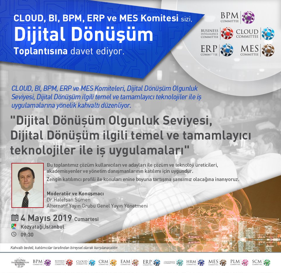erpcommittee's tweet photo. Dijital Dönüşüm Kahvaltısına Davetlisiniz. - https://t.co/86cADEBjQ5 https://t.co/Pr1ufmDqXW