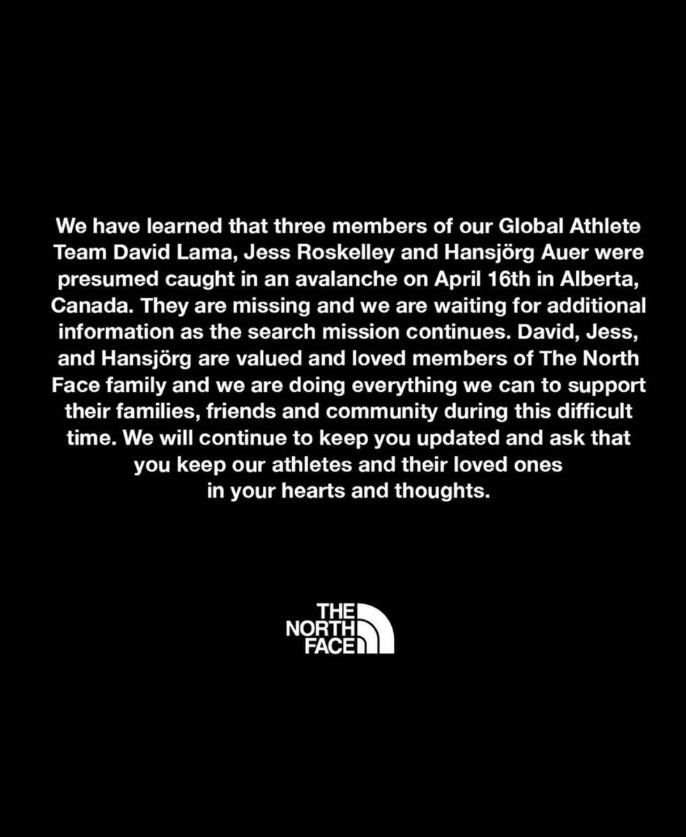Wishing The North Face family the best during this tough time ❤️