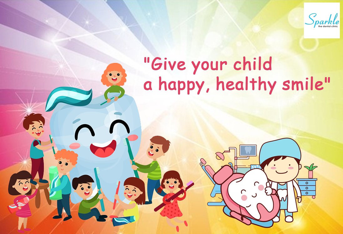 A Child Is Always A Pleasant Sight To See.
Give Your Child The Gift Of Healthy Teeth With The Help Of #ChildDentistry Treatments From Sparkle! So, visit us for the best #dental #implant solutions. #Appointment -9730987134 Visit:- sparkledentalclinic.com #dentists  #dental  #pune