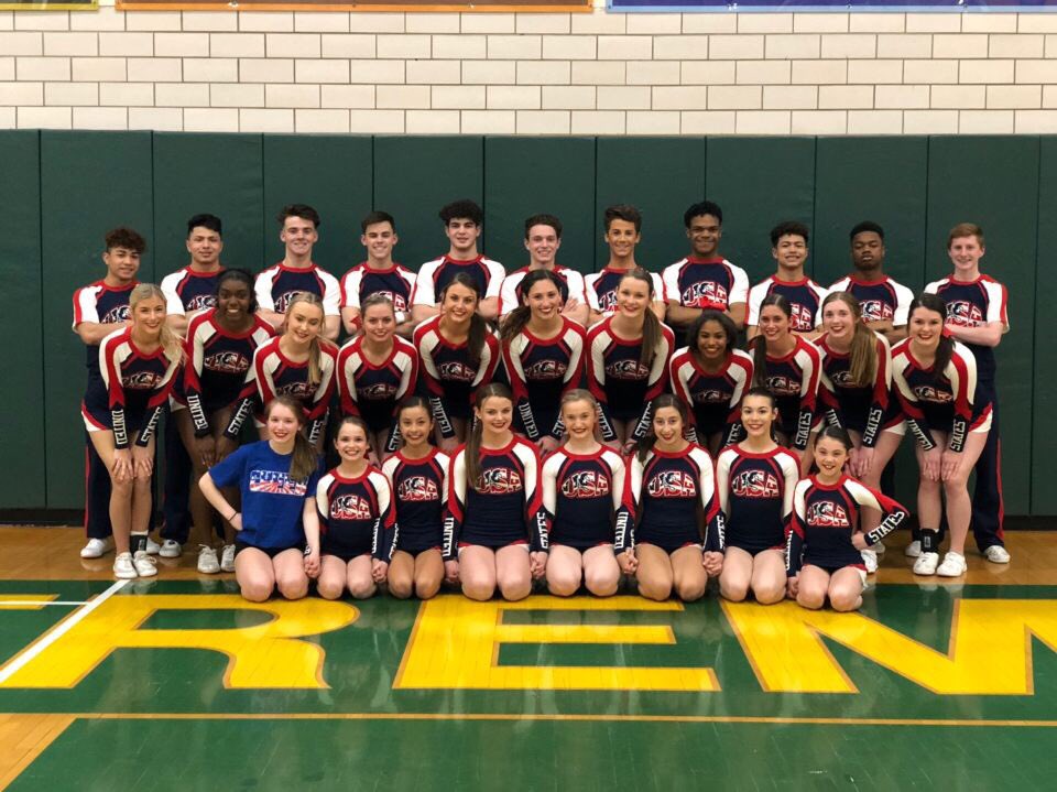 AntiochVCheer's tweet photo. We’re incredibly proud of our 3 Sequoit🏹Cheerleaders-Avery, Bridget, and Kaitlyn- and ALL THE INCREDIBLY TALENTED ATHLETES from around this amazing state who have been hard at work prepping to rep the #USA next week at the WORLD CHAMPIONSHIPS 🌎!!! 
GO GET IT #JUCO!!! #arminarm https://t.co/yoJ8xvpwXZ