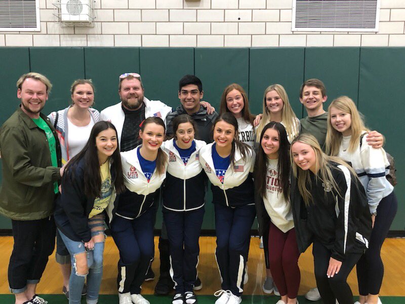 AntiochVCheer's tweet photo. We’re incredibly proud of our 3 Sequoit🏹Cheerleaders-Avery, Bridget, and Kaitlyn- and ALL THE INCREDIBLY TALENTED ATHLETES from around this amazing state who have been hard at work prepping to rep the #USA next week at the WORLD CHAMPIONSHIPS 🌎!!! 
GO GET IT #JUCO!!! #arminarm https://t.co/yoJ8xvpwXZ