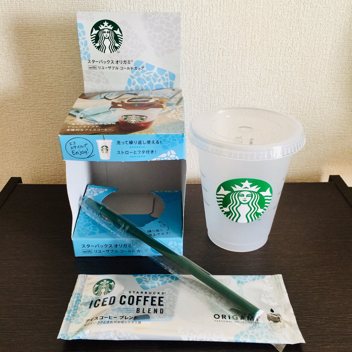 _is_stay's tweet photo. スタバのリユーザブルコールドカップ購入😊 繰り返し使えるステンレスストロー&amp;氷も揃って完璧。#Reusable #Sustainable #ReusableCup #ReusableIce #ReusableStraw #Starbucks https://t.co/EHxP1Tmvsq