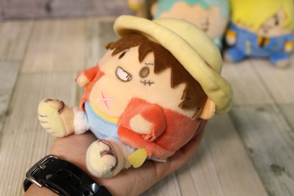 再入荷】麦わらストア限定 麦たまの一味 ぬいぐるみ ルフィ/ゾロ/ナミ