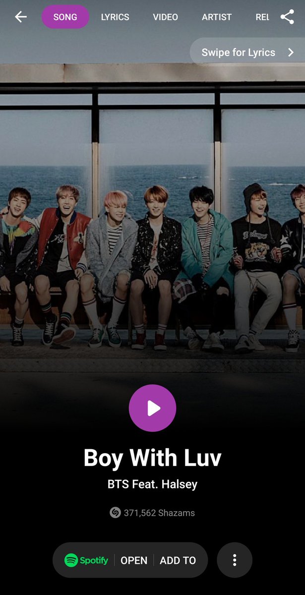 YOUR 1 YOUR 2!

THANK YOU @radiodisney FOR SPINNING BOY WITH LUV BY @BTS_twt FT @halsey!!

REMEMBER TO SHAZAM, REQUEST AND STREAM!

@BTSxCalifornia @BTSx50States @STARSonShazam
#BoyWithLuv #BTSxHALSEY #Halsey 
#bts #BTSARMY
#BoyWithLuvOutNow  #FindYourPersona
#ShazamBoyWithLuv
