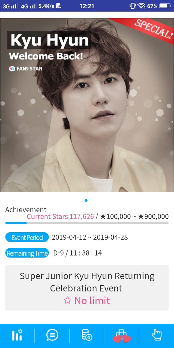 fishaebaby's tweet photo. and also you can vote for #Kyuhyun for the welcome back project on FAN N STAR app!
#VoteForSJ @SJofficial @GaemGyu https://t.co/kPBx22nELr