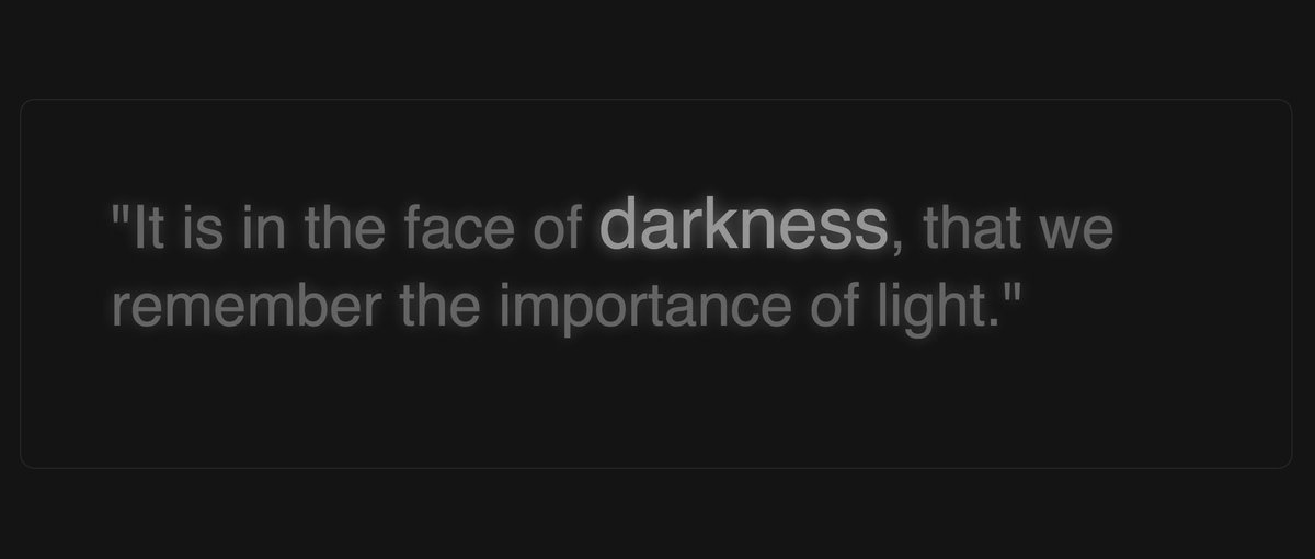 SpringThingFest's tweet photo. Darkness, by @jschomay - new interactive fiction #HTML #Javascript #textBased #adventure #parable #multiplePaths https://t.co/zOGM3p7HUS https://t.co/GkQWva60Jn