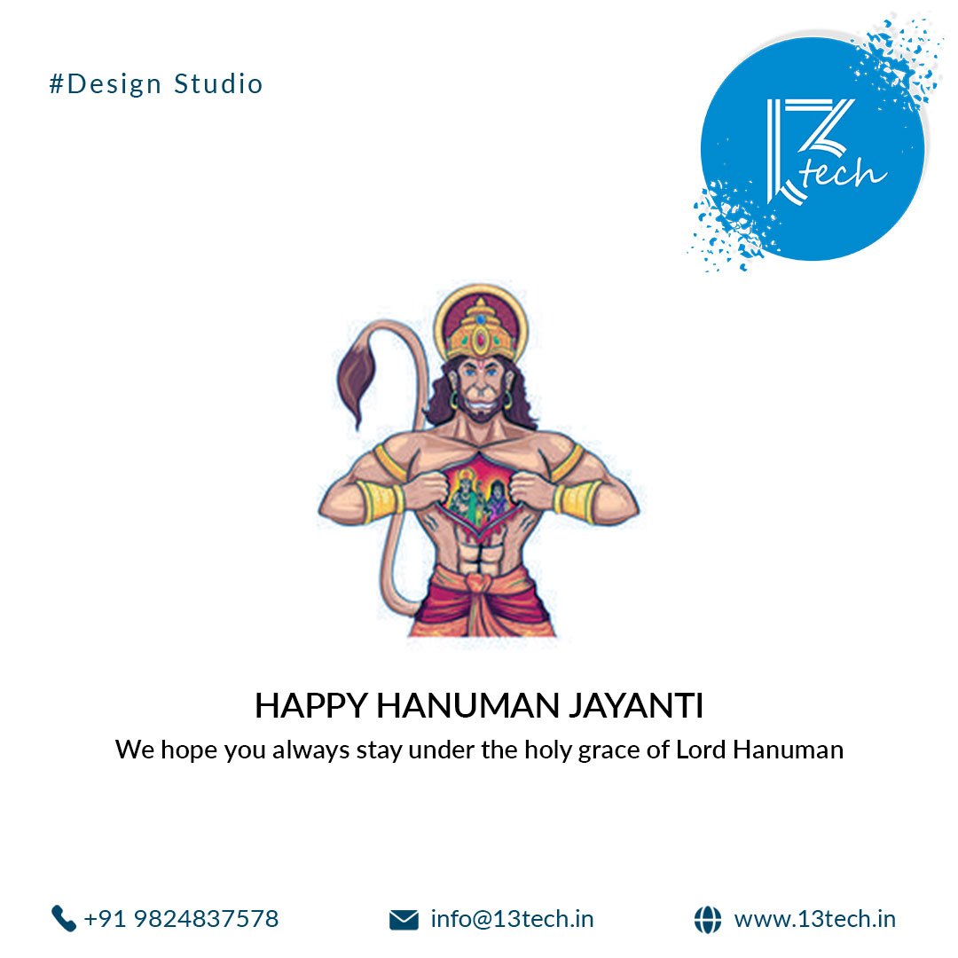 Thirteentech's tweet photo. Wish you Happy Hanuman Jayanti for 13Tech Design Studio
#lord #hanuman #HappyHanumanJayanti #hanumanjayanti #ram #jaishriram #hanumanchalisa #bajrangi #pavan #pawanputrahanuman @ThirteentechD #ramayan #mylord #happybirthday #hanumantemple #religious #india #13tech #DesignStudio https://t.co/bGWVKd9H1b
