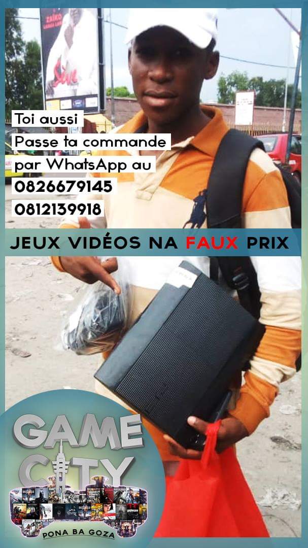 GamecityR's tweet photo. Un grand Merci à ISAAC 🎮
Passe ta Commande/Achete un Jeux/accessoires PS3/PS4 n'a faux prix chez GameCity-Rdc par whatssap au : +243812139918 ou au +243826679145.
Profite de notre arrivage à la fin du mois d'AVRIL ici pour avoir ta commande spéciale.
#JeuxVideosNaFauxPrix https://t.co/Ai9vwnCxsD